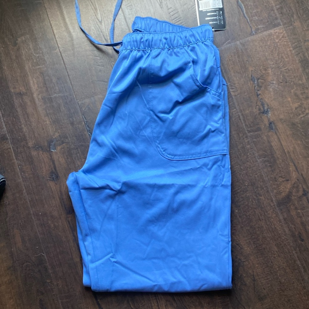 Blue Jogger Sweatpants with Elastic Waistband
